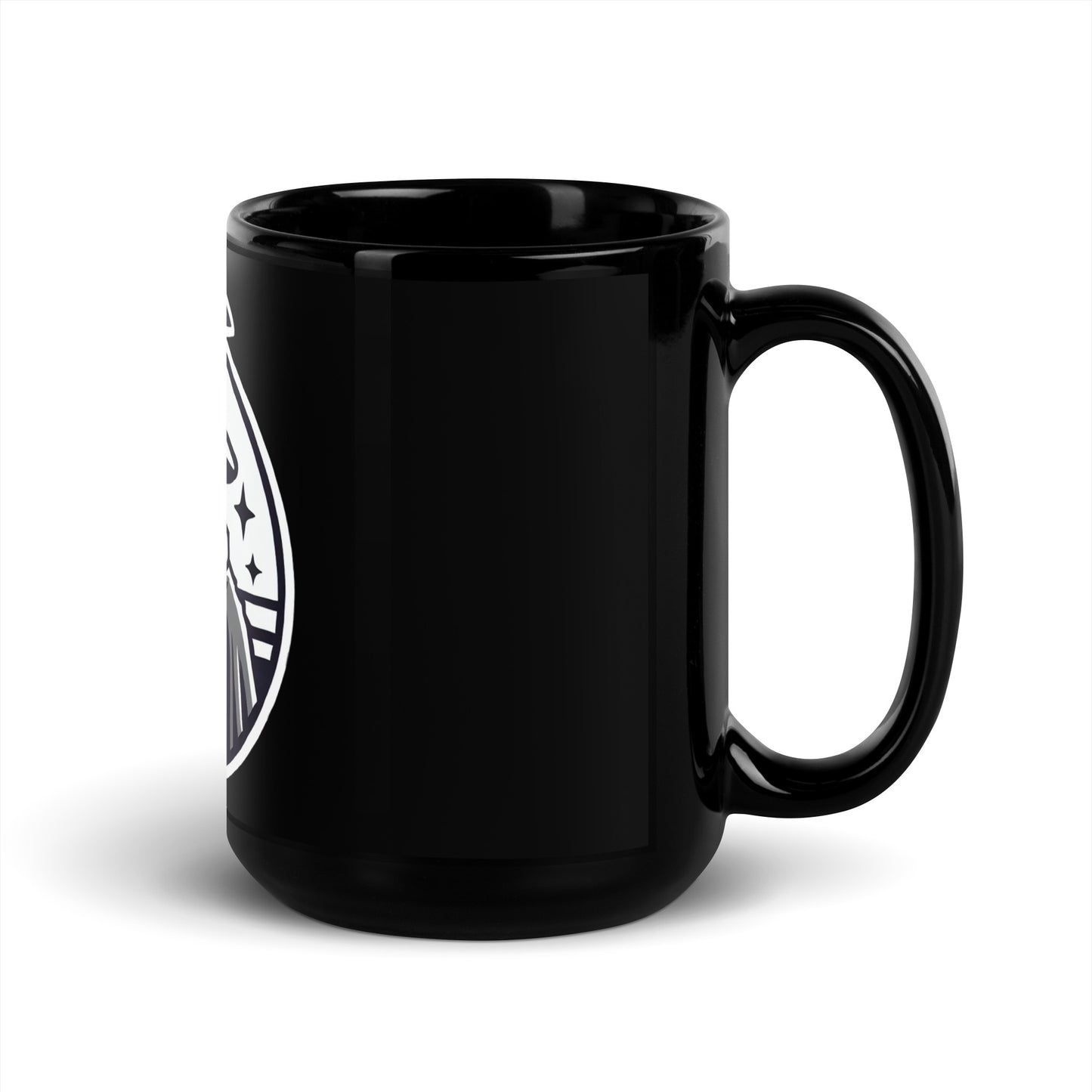 Heartless Wizard Black Glossy Mug