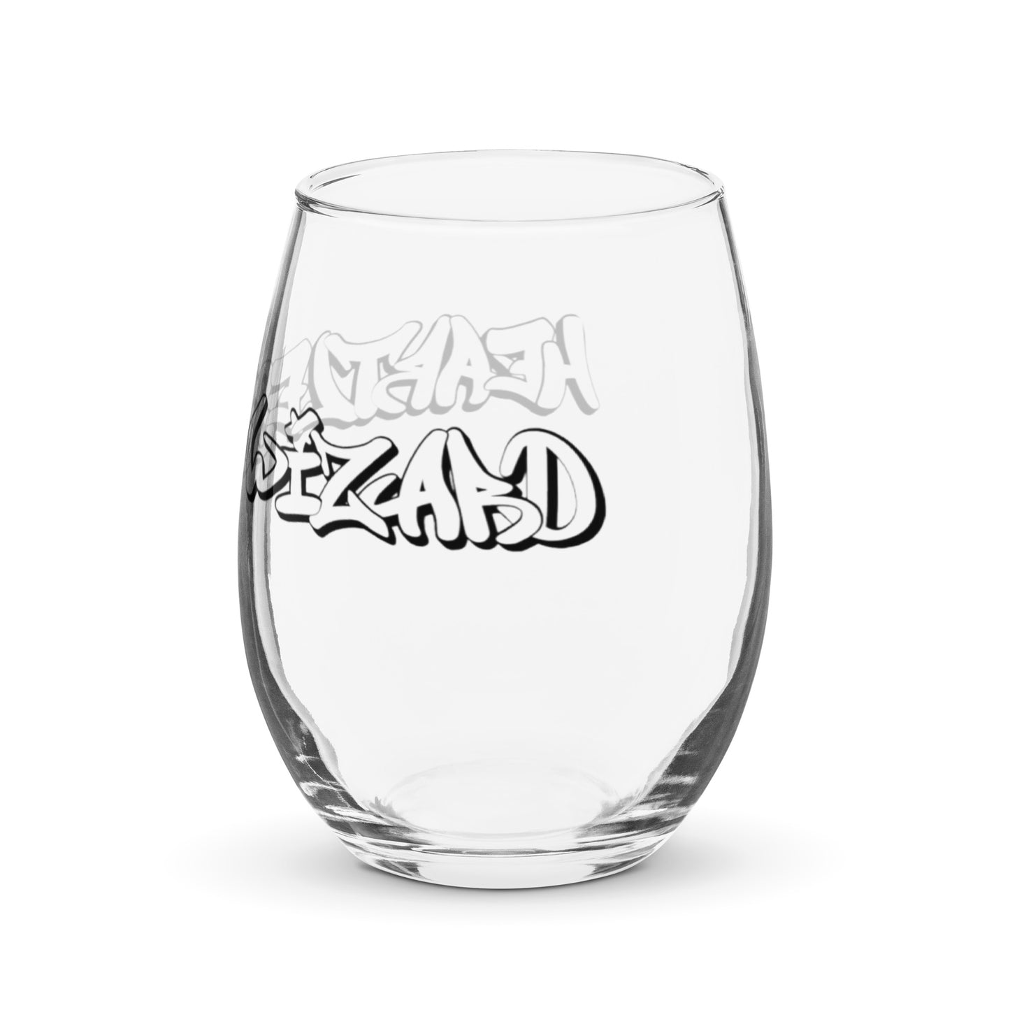 Heartless Wizard Wine Glass