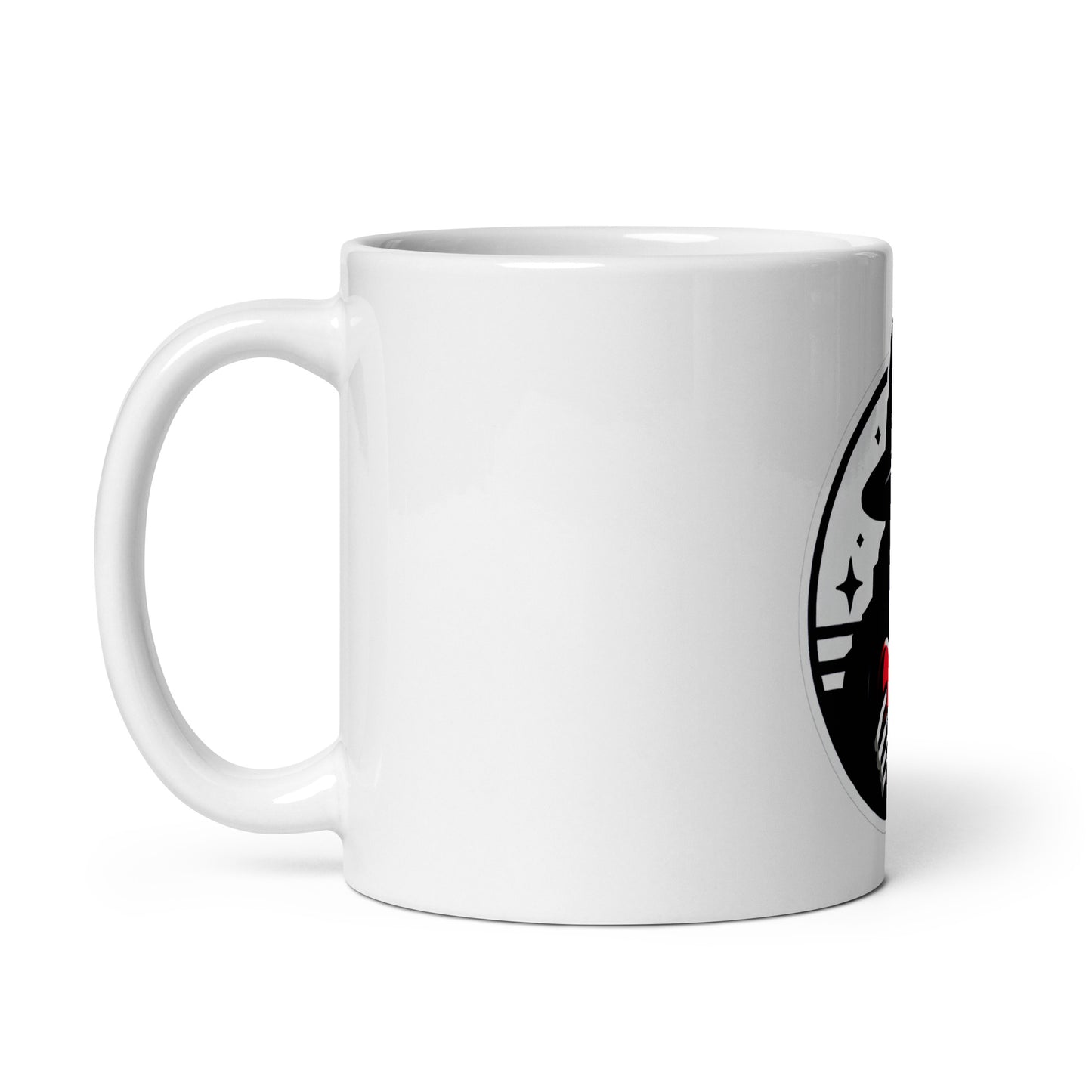 Heartless Wizard White Glossy Mug