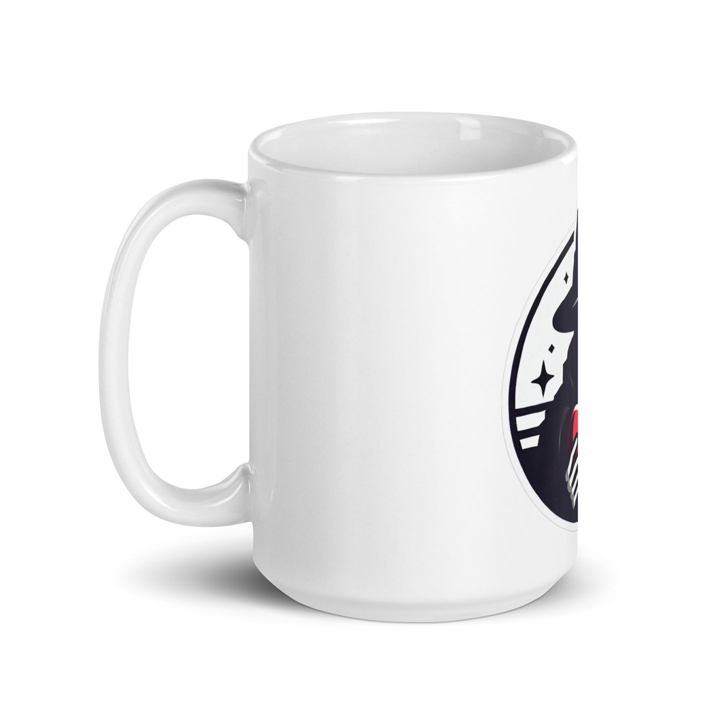 Heartless Wizard White Glossy Mug