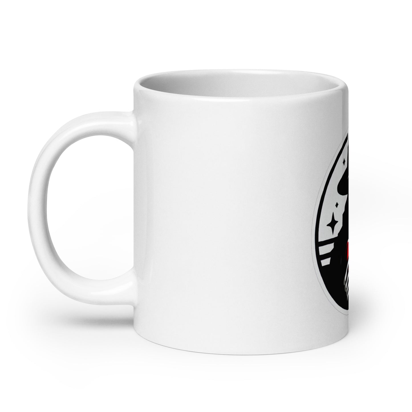 Heartless Wizard White Glossy Mug